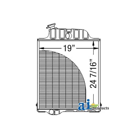 A & I Products Radiator 36" x23" x10.5" A-AR46438